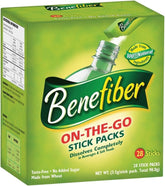Benefiber Natural Fibre Supplement On-the-Go Stick 28 Sticks × 3 Pack